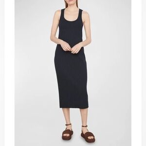 Vince ribbed knit midi dress size XL